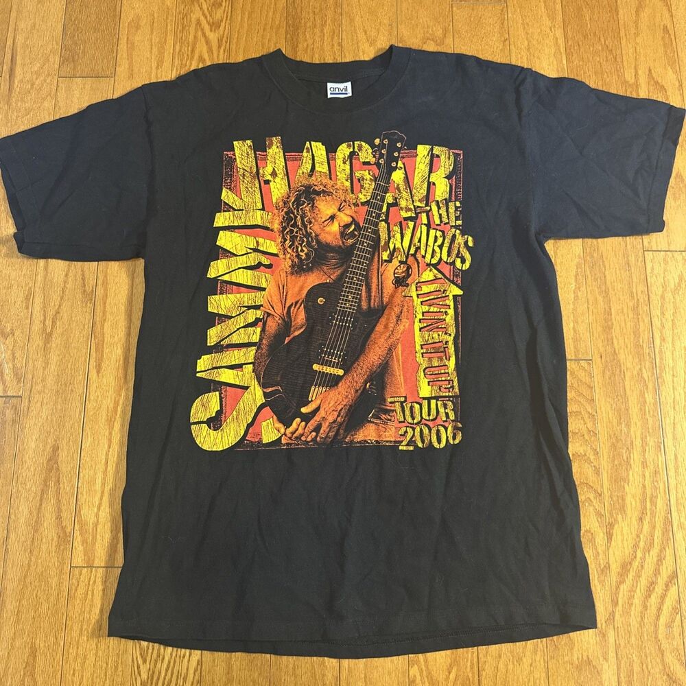 2006 SAMMY HAGAR & The Wabos Livin' It Up Tour Concert T-shirt (CUT TAG)